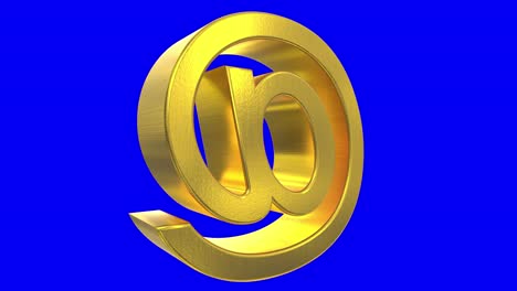 At-Zeichen-Symbol-Drehen-Email-Internet-Netz-Soziales-Netzwerk-E-Mail-Digitalschleife-4k